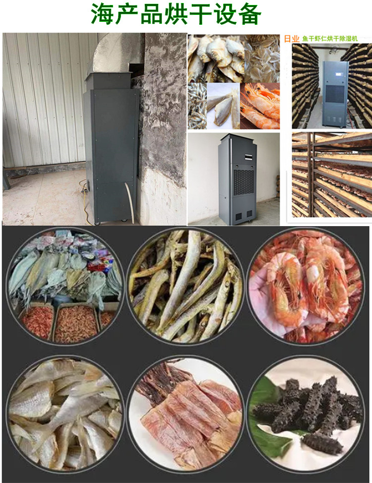 鱼干烘干机 鱼干烘干房用自带升温除湿机干燥快(图3)